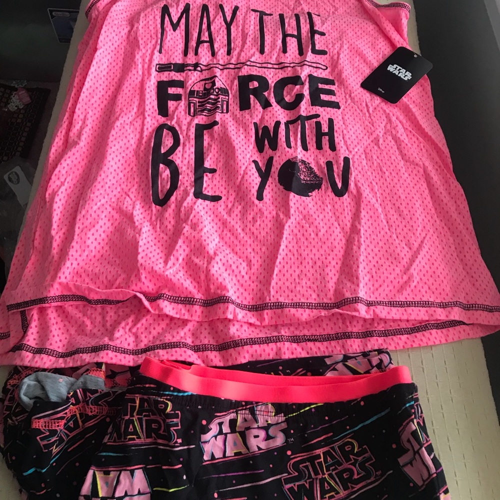 Star Wars pajama set NWT